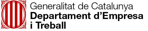 Logo Generalitat dpt. Empresa i Treball