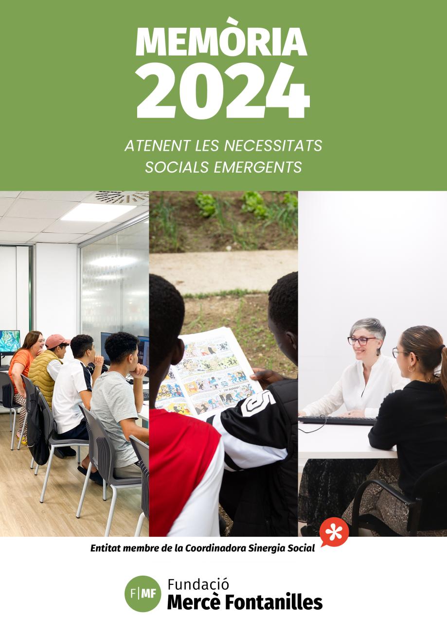 Memòria 2024 - Fundació Mercè Fontanilles